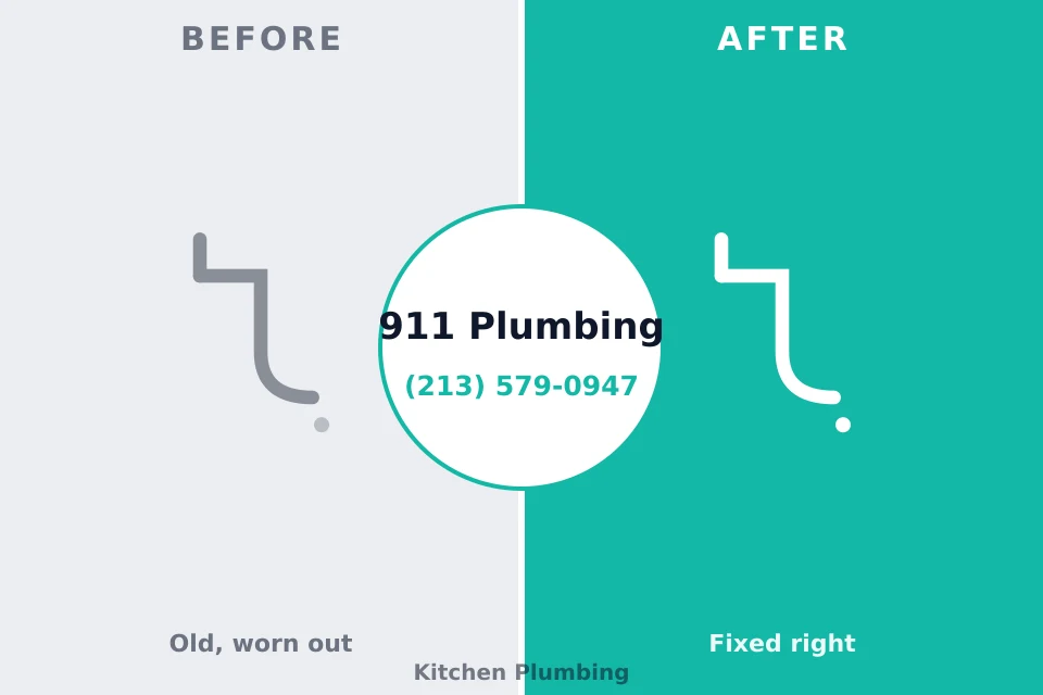Before and after: plumbing repair Merritt Island, FL